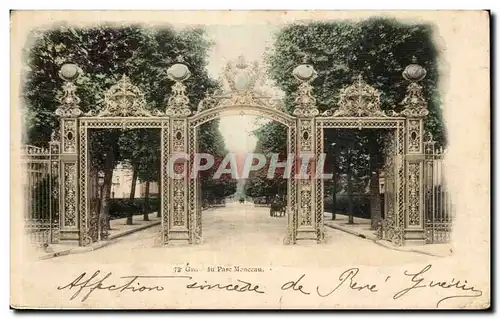 Ansichtskarte AK Paris Grille du parc Monceau