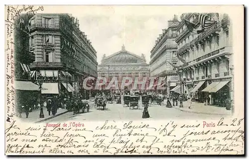 Cartes postales Paris Avenue de l&#39Opera