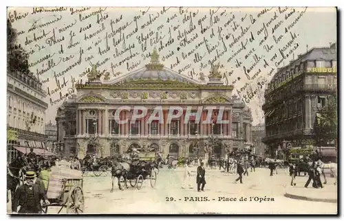 Cartes postales Paris Place de l&#39Opera