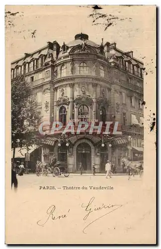 Cartes postales Paris Theatre du Vaudeville