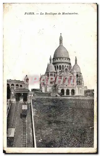 Cartes postales Paris La Basilique de Montmartre Sacre Coeur