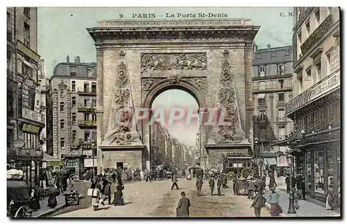 Cartes postales Paris La Porte St Denis