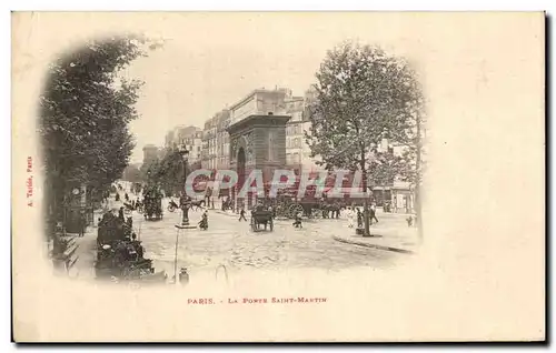 Cartes postales Paris La Porte Saint Martin