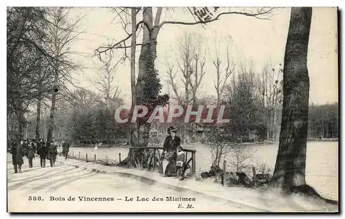 Cartes postales Paris Bois de Vincennes Le Lac des Minimes