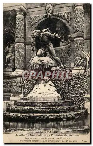 Ansichtskarte AK Paris Jardin du Luxembourg Fontaine de Medicis