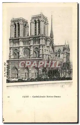 Cartes postales Paris Cathedrale Notre Dame