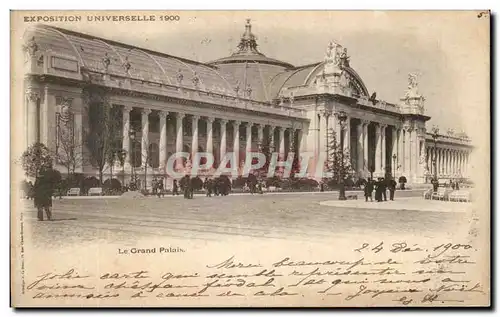 Cartes postales Paris Le Grand Palais Exposition universelle 1900