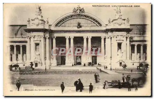 Ansichtskarte AK Paris Facade du Grande Palais Exposition universelle 1900