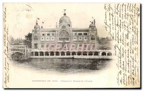 Ansichtskarte AK Paris Facade Du Palais De l&#39italie Exposition universelle 1900