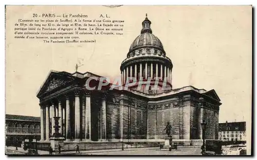 Cartes postales Paris Le Pantheon