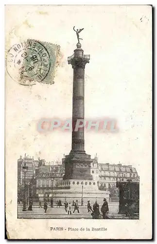 Cartes postales Paris Place de la Bastille