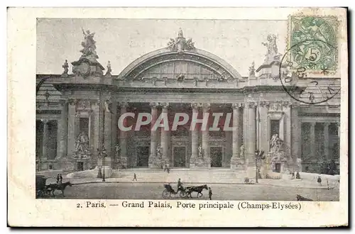 Ansichtskarte AK Paris Grand Palais Porte Principale