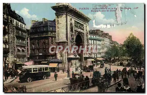 Cartes postales Paris Le Bouleverd et la St Denis