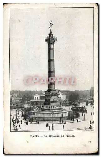 Cartes postales Paris La Colonne de Juillet