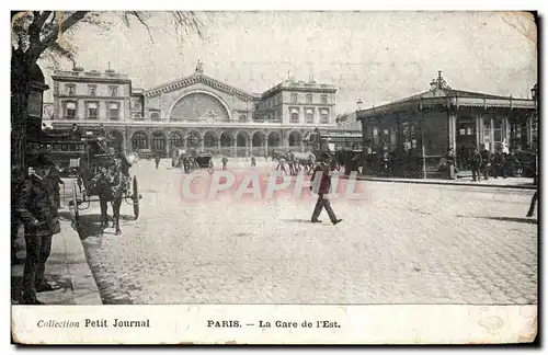 Cartes postales Paris La Gare de l&#39Est