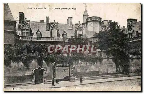 Cartes postales Paris Musee De Cluny (Moyen Age)