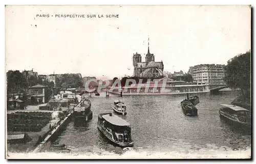 Ansichtskarte AK Paris Perspective Sur La Seine