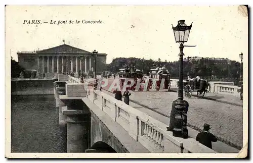 Cartes postales Paris Le Pont de la Concorde