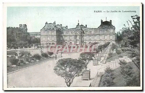 Cartes postales Paris La Jardin du Luxembourg