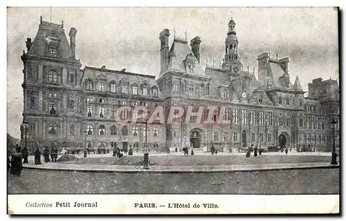 Cartes postales Collection Petit Journal Paris L&#39Hotel de Ville