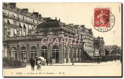 Cartes postales Paris La Gare du Bois de Boulogne