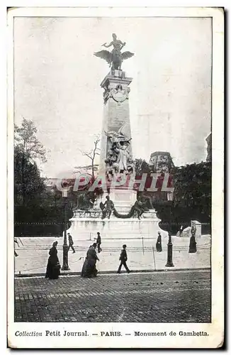 Ansichtskarte AK Collection Petit Journal Paris Monument de Gambetta