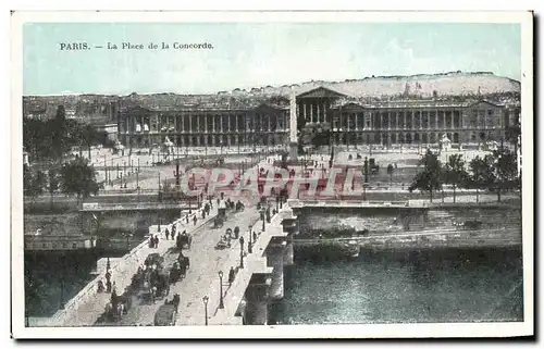 Cartes postales Paris La Place de la Concorde