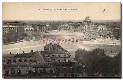 Cartes postales Palais de Versailles a vol d&#39oiseau