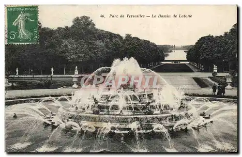 Cartes postales Parc de Versailles Le Bassin de Latone