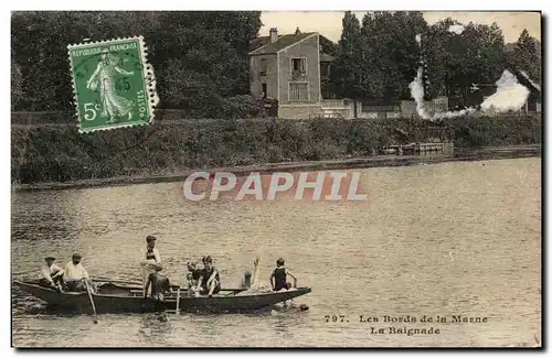 Cartes postales Le Bords de la marne La Baignade
