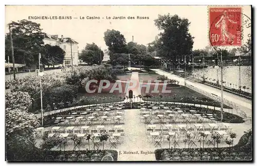 Cartes postales Enghien Les Bains Le Casino Le Jardin des Roses