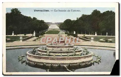 Cartes postales Versailles Le Bassin de Latone