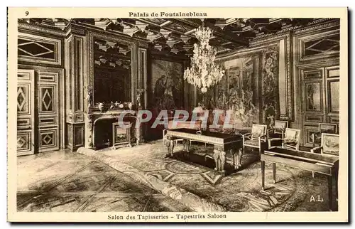 Cartes postales Palais de Fontainebleau Salon des Tapisseries