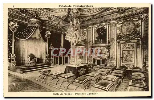 Cartes postales Palais de Fontainebleau Salle du Trone