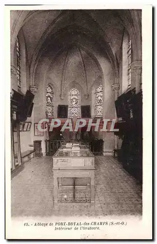 Cartes postales Abbaye de Port Royal des Champs Interieur de l&#39oratoire