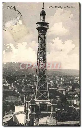 Ansichtskarte AK Lyon La Tour Metallique De Fourviere