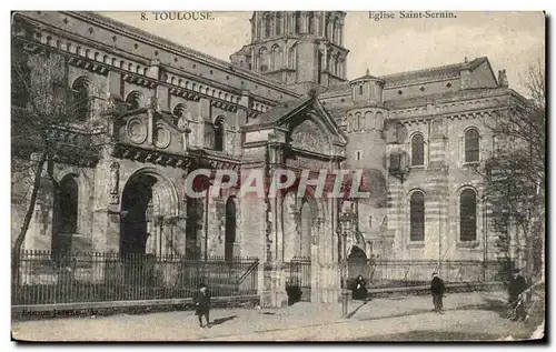 Cartes postales Toulouse Eglise Saint Sernin