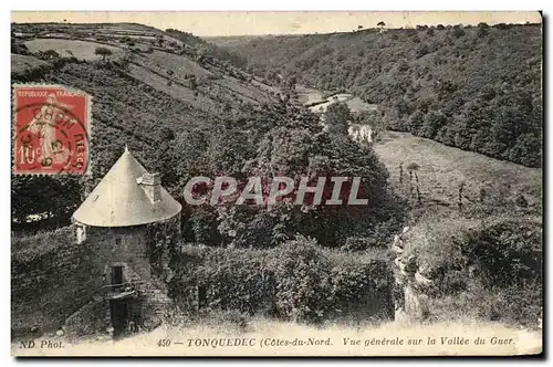 Cartes postales Tonquedec Vue Generale Sur La Vallee Du Guer