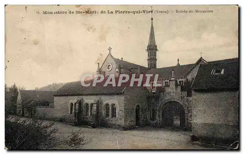 Cartes postales Monastere De Ste Marie De La Pierre Qui Vire Entree Du Monastere