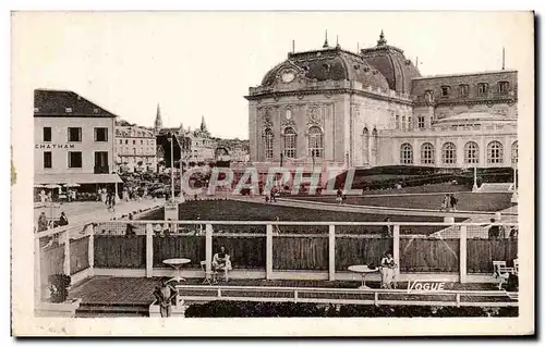 Ansichtskarte AK Trouville Le Casino Vu De La Piscine