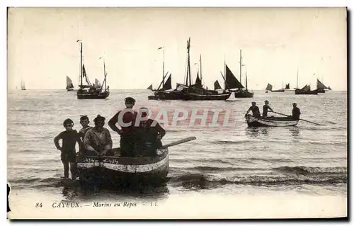 Cartes postales Cayeux Marins Au Repos Pecheurs