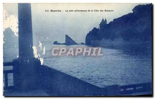 Cartes postales Biarritz Le Coin Pittoresque De La Cote Des Basques