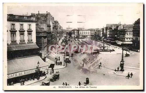 Cartes postales Bordeaux Les Allees de Touray