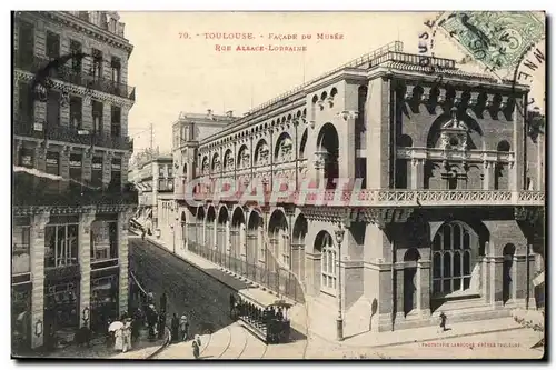 Cartes postales Toulouse Facade Du Musee Rue Alsace Lorraine