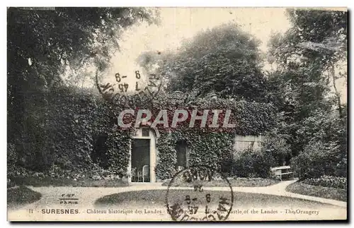 Cartes postales Suresnes Chateau historique des Landes