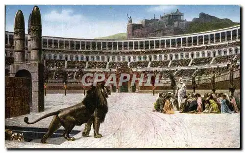 Cartes postales Roma Circo massimo Ultima preghiera Lion