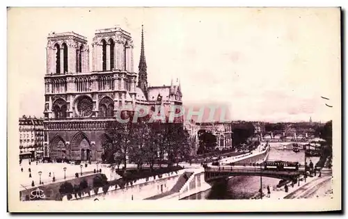 Cartes postales Paris Notre Dame et la Seine