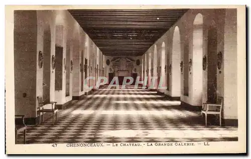 Ansichtskarte AK Chenonceaux Le Chateau la Grande Galerie