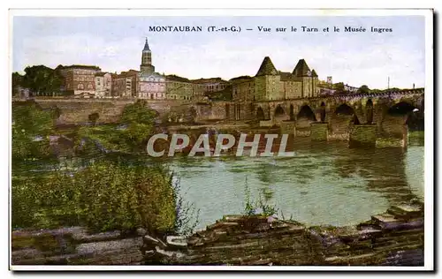Cartes postales Montauban Vue sur le Tarn et le Musee Ingres