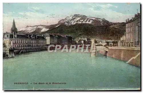 Cartes postales Grenoble Les Quais et le Mouoherotte